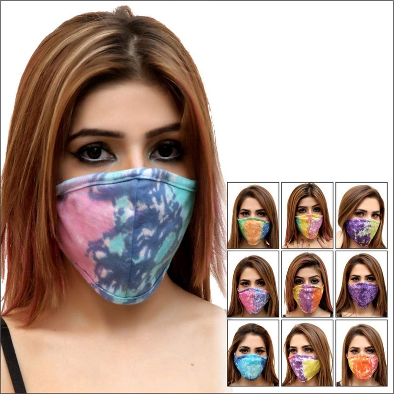 Double Layer Face Mask Washable Face Mask 100 Cotton Etsy