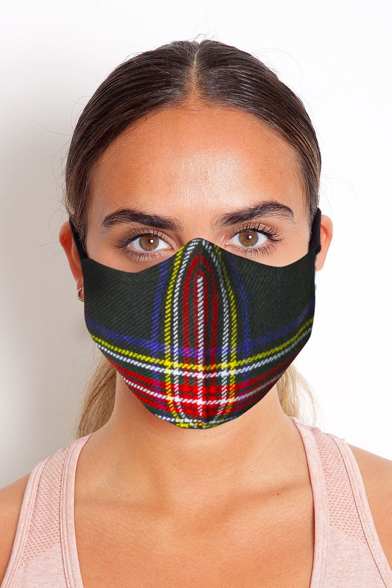 Tartan Face Mask Plaid Face Mask Washable Reusable Face Mask Etsy