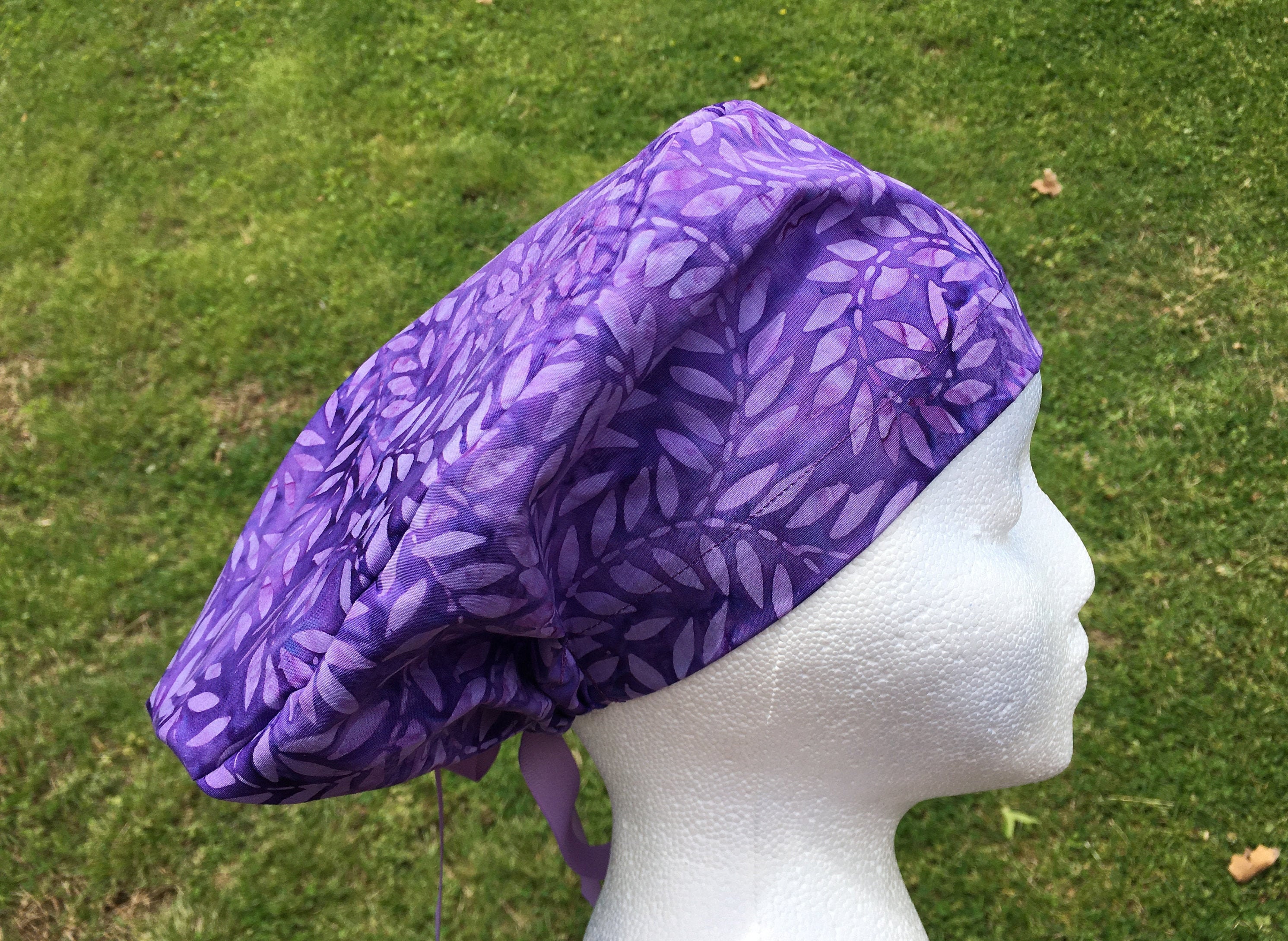 Scrub Caps for Long Hair Etsy