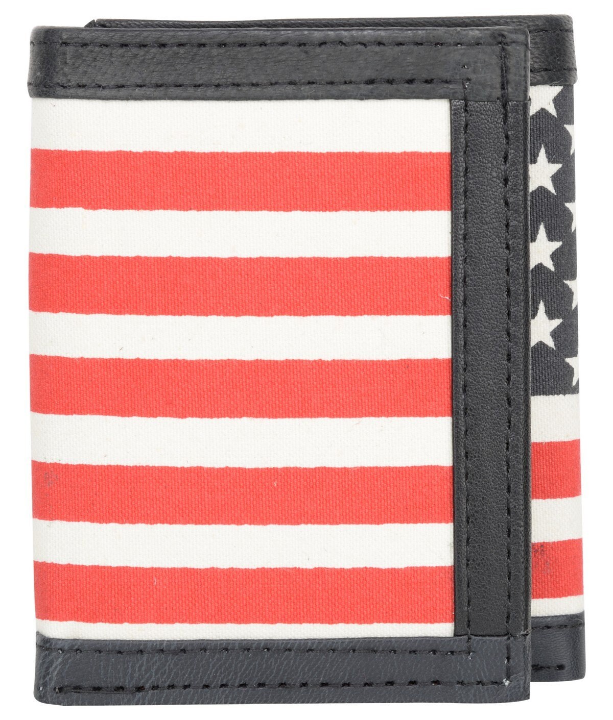 American Flag Patriotic Trifold Leather Wallet Etsy