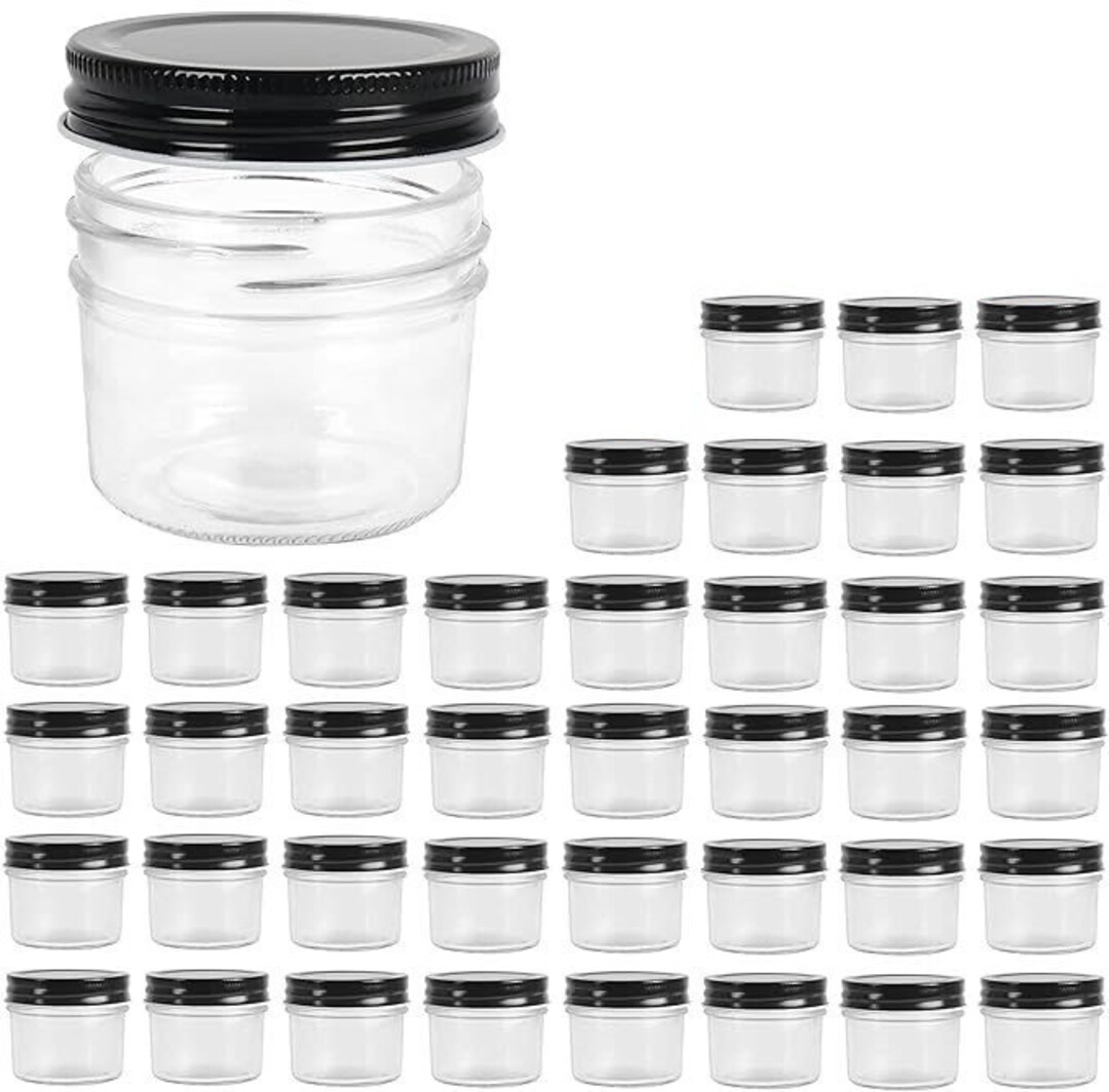 Straight Sided Glass Jar With Metal Cap Clear Glass Jar With Lids Food