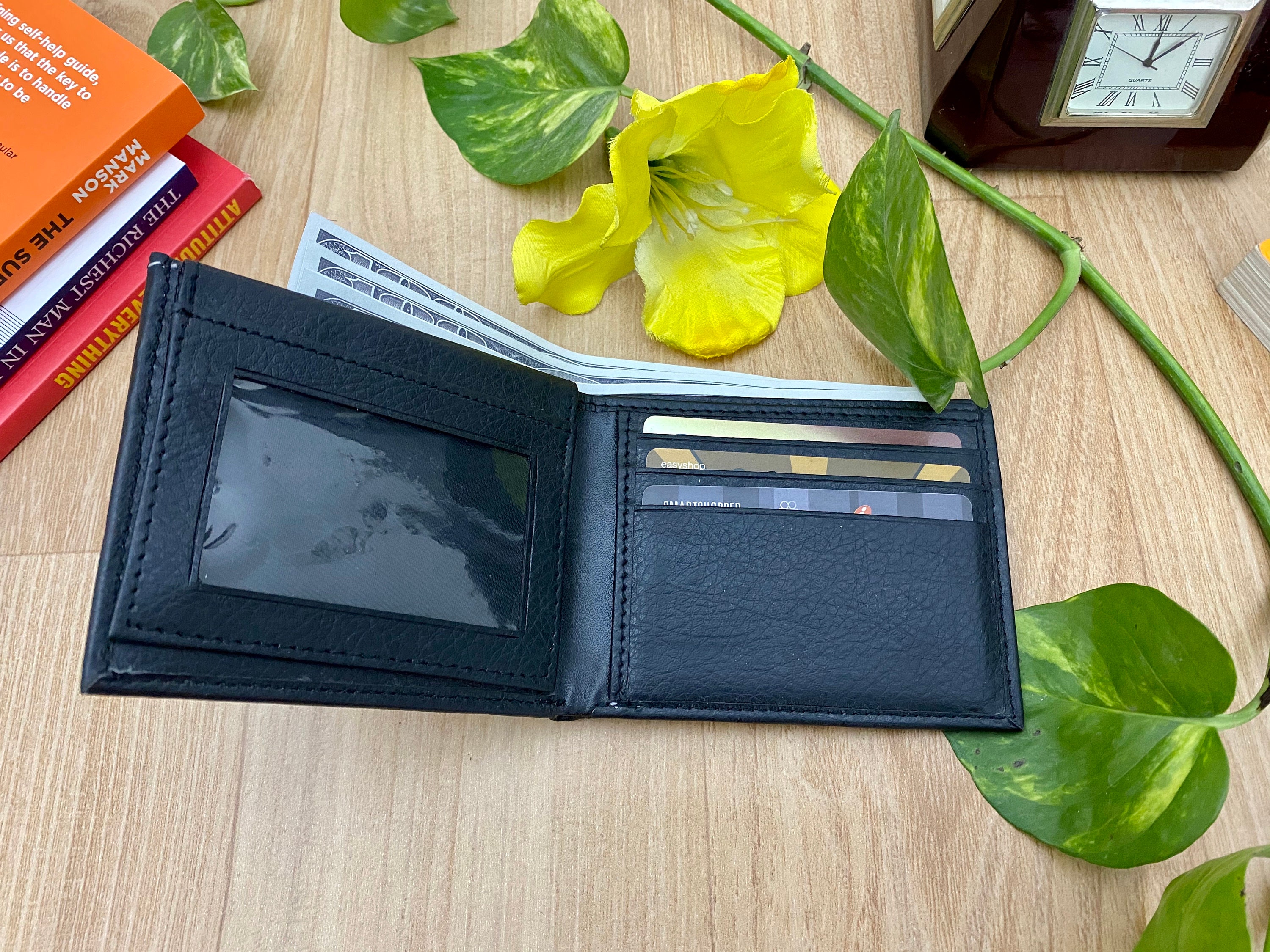 MIYIN Fashion Vintage Bifold Zipper Kiss Lock Wallet Women Wallet With Card  Slot ID Window Minimalist PU Leather Long Wallet,For Women, For Daily,For  Girls,Purplish red