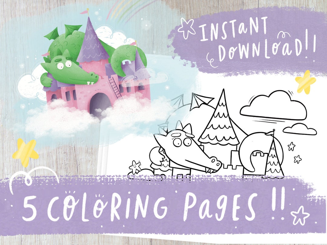 Downloadable Magical World Coloring Pages - a Fun, Creative Activity
