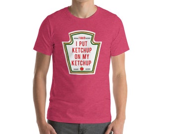 Youth Short Sleeve Graphic T-Shirt Too Much Ketchup