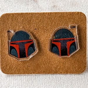 Mandalorian Stud Earrings