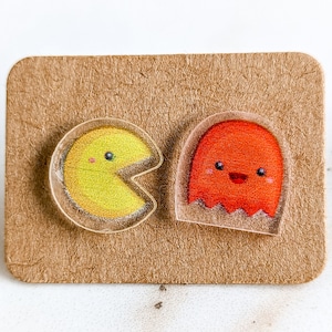 Pac-Man Mix and Match Retro Ohrstecker