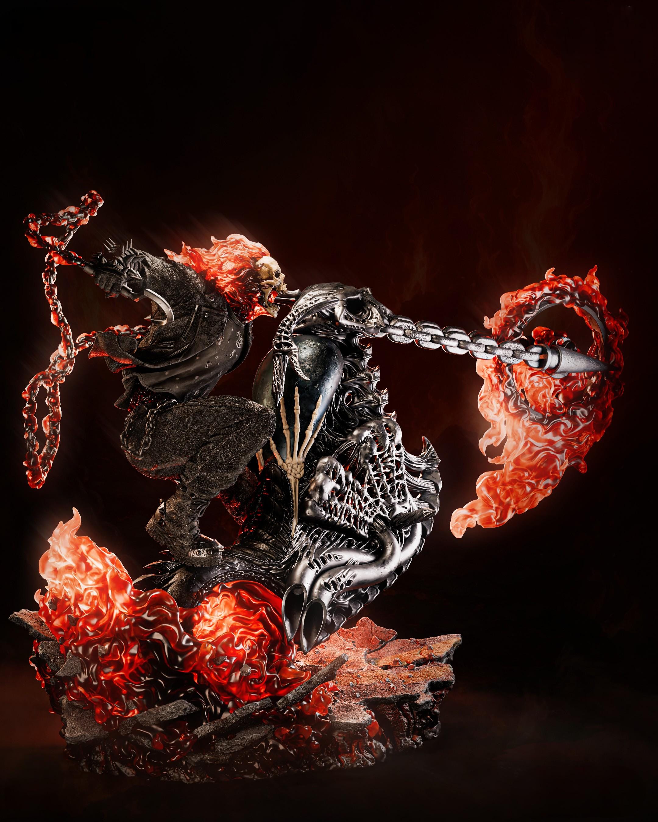 Ghost Rider - Digital Stl Files - Etsy Australia