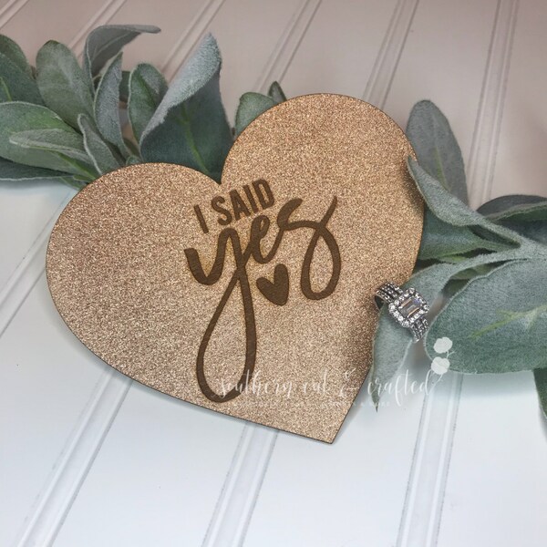 Dije que sí / Signo de compromiso / Signo de boda