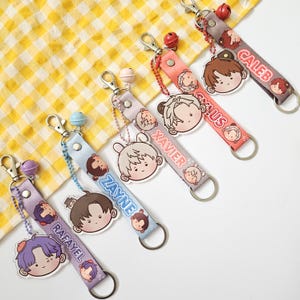 Love and Deepspace Keychain Lanyard | LADS Rafayel Zayne Xavier Sylus Caleb