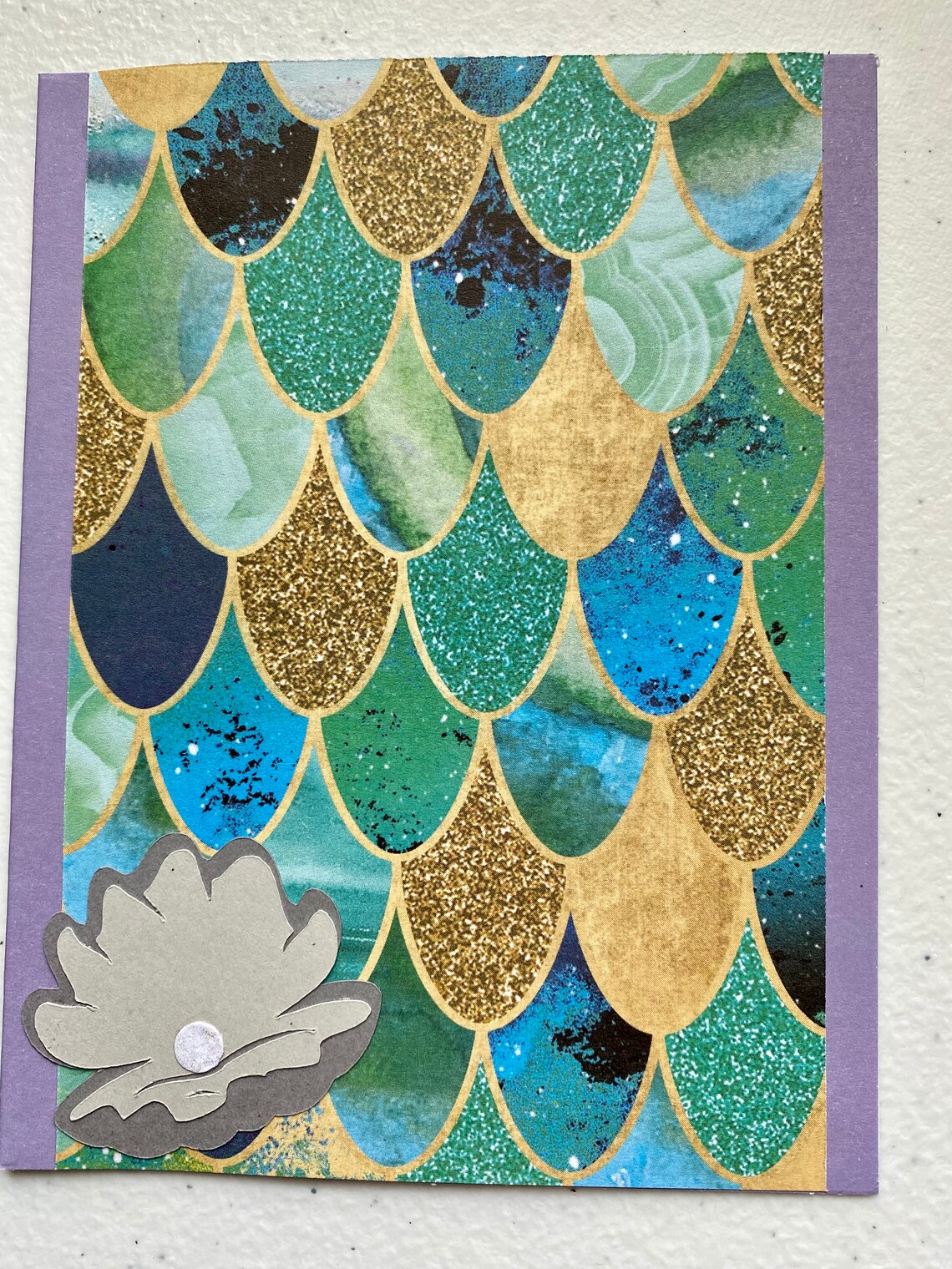 Set of 5 Handmade Mermaid Note Cards. Mermaid. Ocean. Sea. Etsy