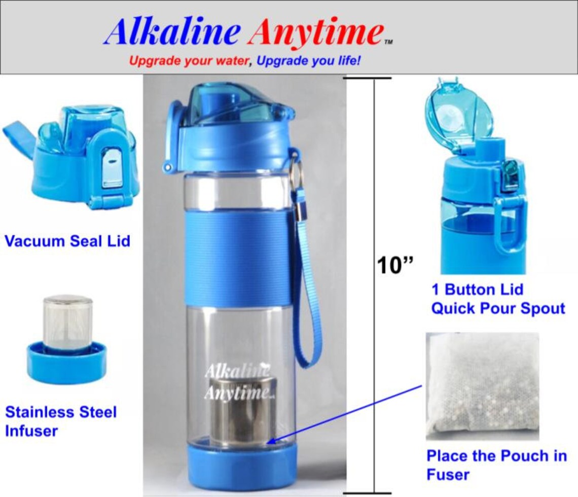 Alkaline Anytimesports Alkaline Water Bottle1 9.5ph Etsy