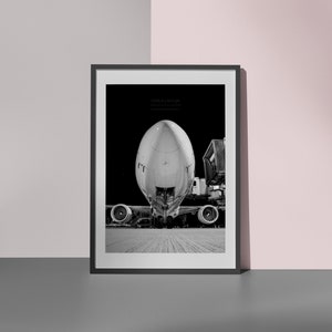 Aviation Photography Airplane Print - Swiss B777