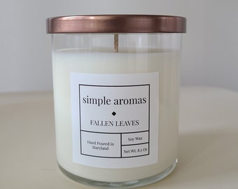 Fallen Leaves Soy Candle