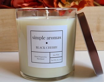 Black Cherry Soy Candle