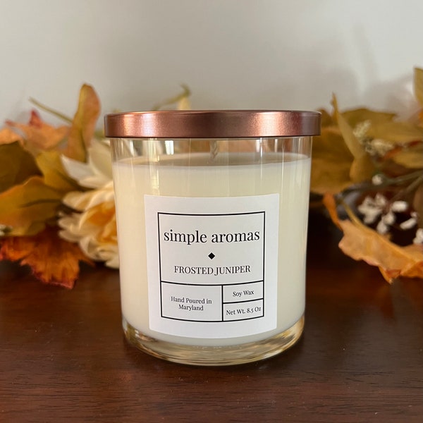 Frosted Juniper Soy Candle