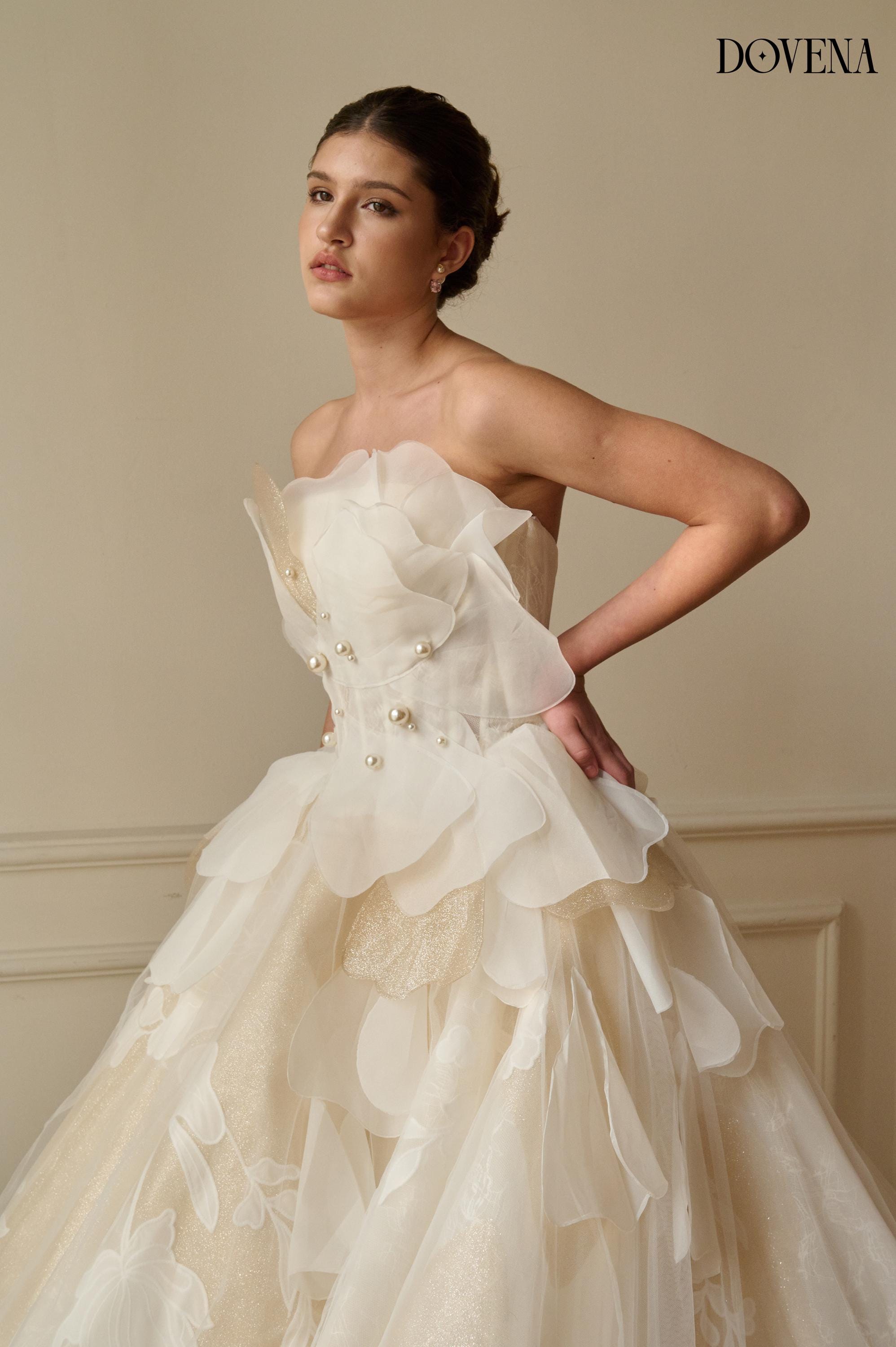 Silk Organza Ball Gown | Custom Couture Bodice | Grand Estate Wedding ...