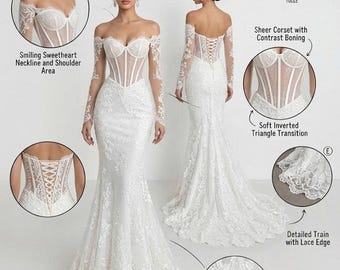 Vestido de noiva feito sob encomenda