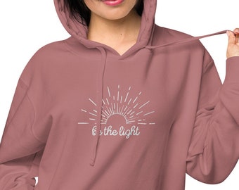 Sé la sudadera con capucha bordada ligera / Ropa de salud mental Crewneck / Terapeuta terapeuta Trabajador social Maestro Camisa de regalo