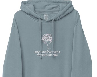 Tal vez sea sertralina Sudadera con capucha bordada / Ropa de salud mental Cuello redondo / Terapeuta de terapia Trabajador social Camisa de regalo para maestros