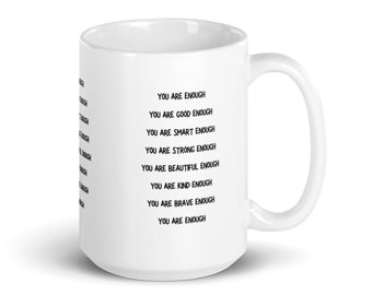 Affirmaties Mok | Therapeut Koffiemok | Raadgever Mug | Maatschappelijk werker Koffiekopje
