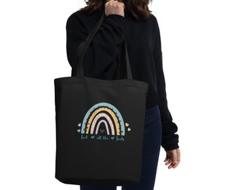 Feel All The Feels Tote Bag / Terapeuta Tote Bag / Counselor Tote Bag / Social Worker Tote Bag