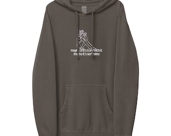 Tal vez sea sertralina Sudadera con capucha bordada / Ropa de salud mental Cuello redondo / Terapeuta de terapia Trabajador social Camisa de regalo para maestros