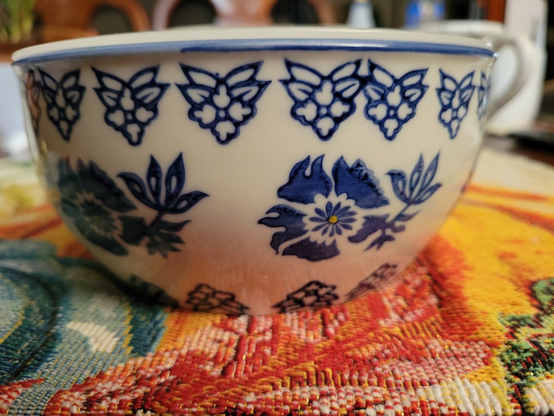 Yokohama Studio Handpainted Bowl With Vented Lid Soup Rice Etsy