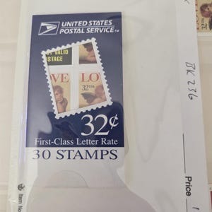 1996 USPS us LOVE  CHERUB stamps scott#3628X  makeshift booklet bk236  of 30 stamps sealed Mint 32 cent free shipping brown