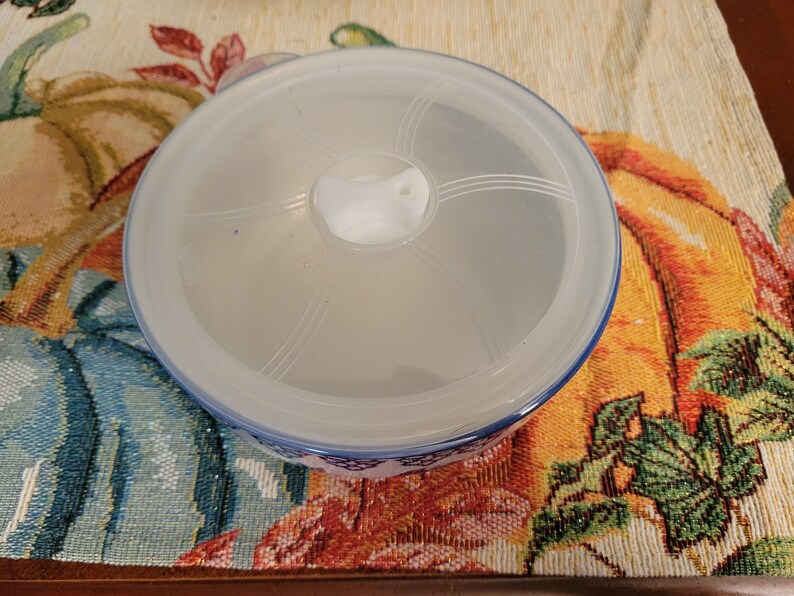 Yokohama Studio Handpainted Bowl With Vented Lid Soup Rice Etsy