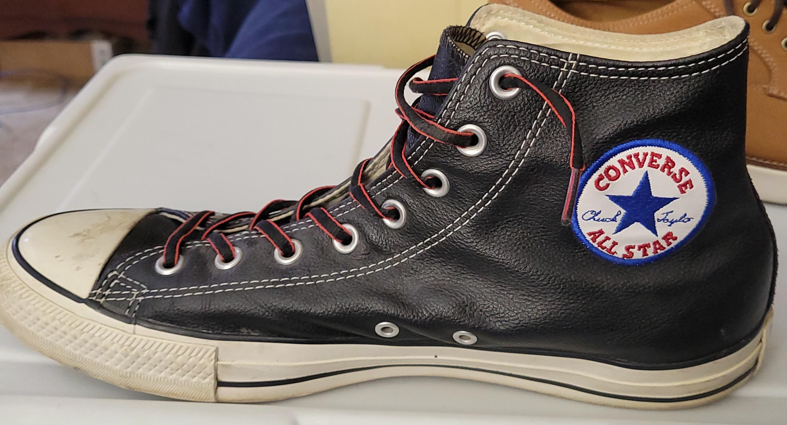 Boys \u0026 Girls Converse All Star Ox Sneakers In Black | Soletrader, image size:2753x1487