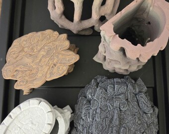 HIDES textured Reptile gecko beardie iguana lizard spider ball python snake frog  tank habitat  3D print