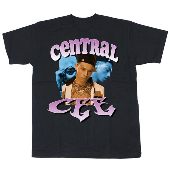 サッカー　Tシャツ　セントラルシー　central cee バルセロナ ドレイク Vintage Style Authentic Central Cee Rap Tee T-shirt Black High