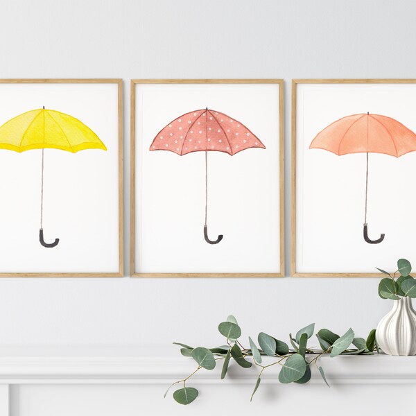 Art Umbrella Etsy
