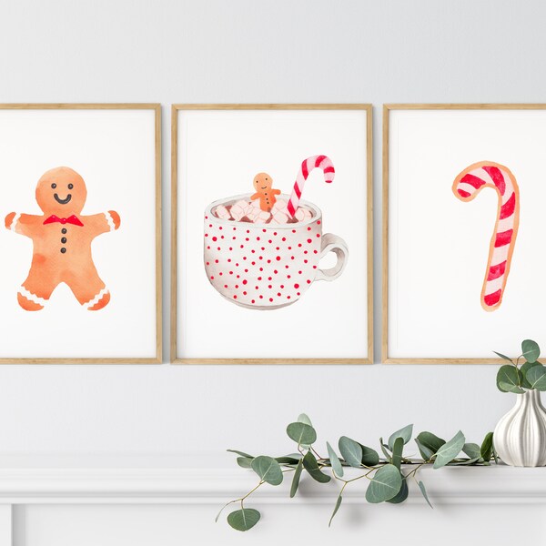 Gingerbread Wall Art - Etsy