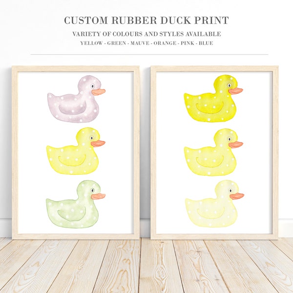 Rubber Duck Bathroom Etsy