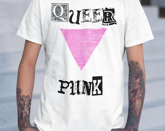 Queer Punk Cotton T-Shirt: Queercore Anarchy Design
