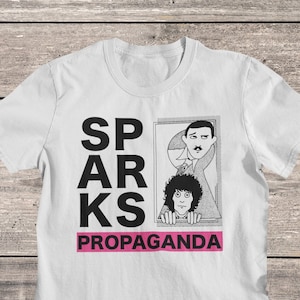 Sparks T-Shirt | Sparks Band Shirt | Glam Rock Shirt | Synth Pop | American Rock | Sparks Brothers