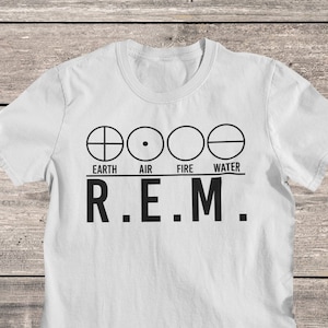 R.E.M Shirt | REM | Post Punk | Alternative Rock Band