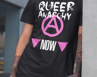 Queer Anarchy T-Shirt: Gay Liberation Hardcore Punk