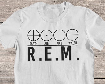 Vintage REM Reconstruction III 1985 Tour Tee Rare Authentic LS