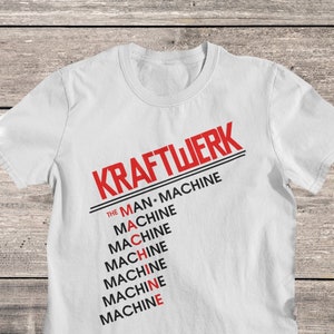 Kraftwerk T-Shirt | Kraftwerk Band Shirt |  Electro Music T Shirt | German Electronic Music Tees
