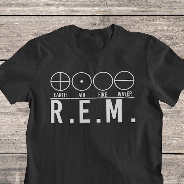 R.E.M T-Shirt | 1980s Rock Band Shirt | REM Band Tee