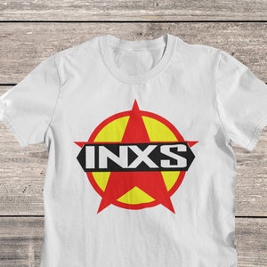 INXS Shirt | Rock Band Merch | INXS Band Shirt | Band Tees | 80&#39;s Rock