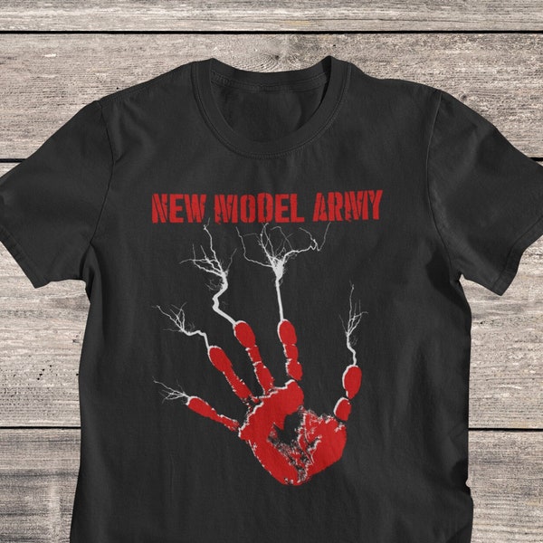 New Model Army Shirt | Punk Shirts | Post Punk | Screamo | Punk band Tees | Hardcore Punk Clothing