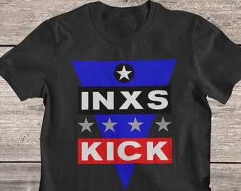 INXS Kick Tour T-Shirt: Unisex Band Tee