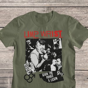 Limp Wrist Queercore Punk Band T-Shirt