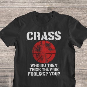 Crass Shirt | Hardcore | Punk | Protest | Anarcho