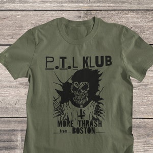 P.T.L Klub T-Shirt, Boston Hardcore Band Shirt, Thrash, Punk Metal Tee, Screamo