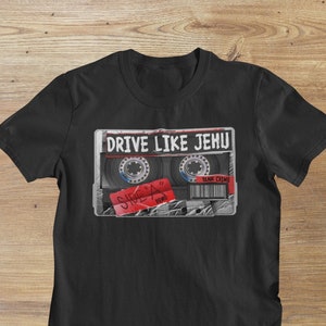 Drive Like Jehu T-Shirt, Retro Post Punk Cassette Tape Shirt, Punk Shirts, Hardcore Punk Band Tee
