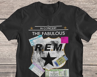 ヴィンテージ 80年代 R.E.M. Tシャツ - インディーロック